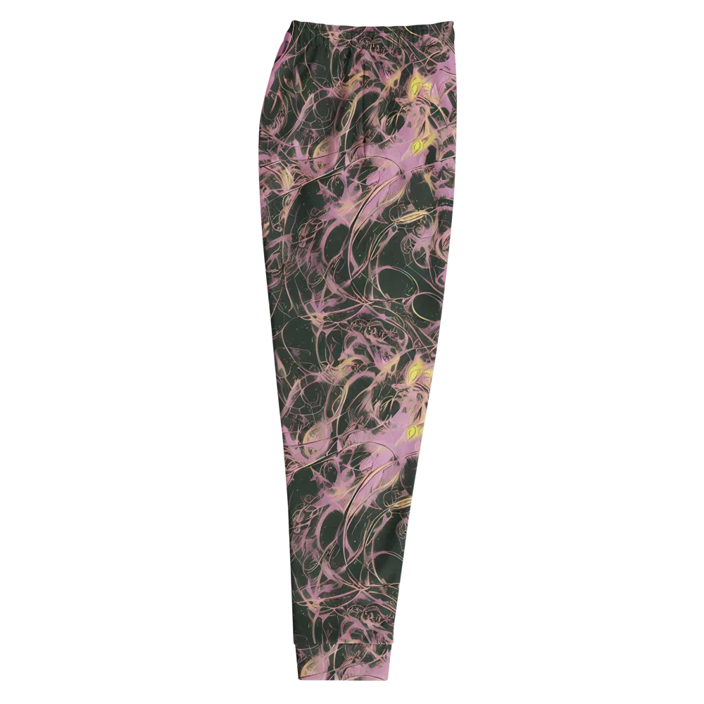Orchid After Dark on Men's Joggers — Right