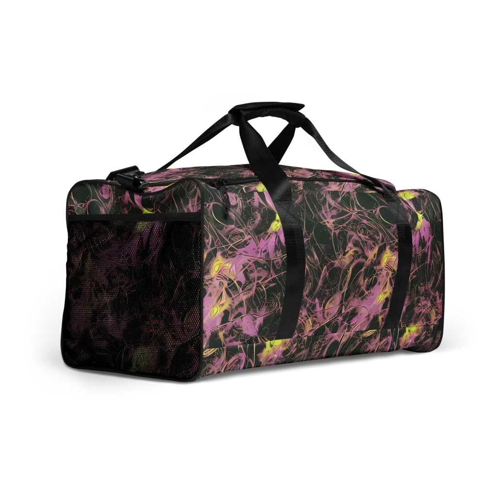 Orchid After Dark on Duffle Bag — Right Front