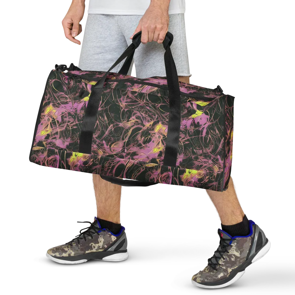 Orchid After Dark on Duffle Bag — Front