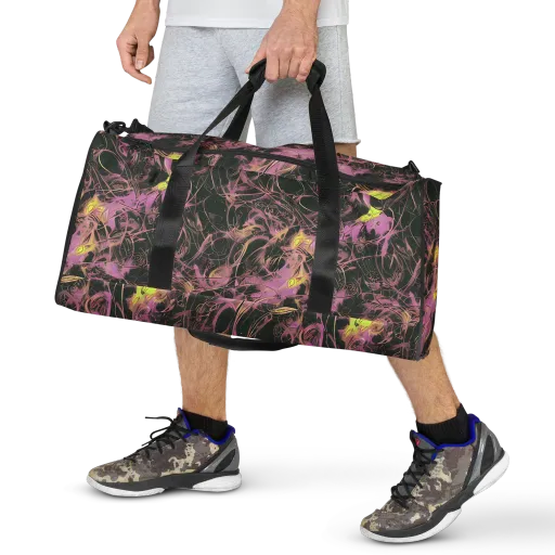 Orchid After Dark on a Duffle Bag