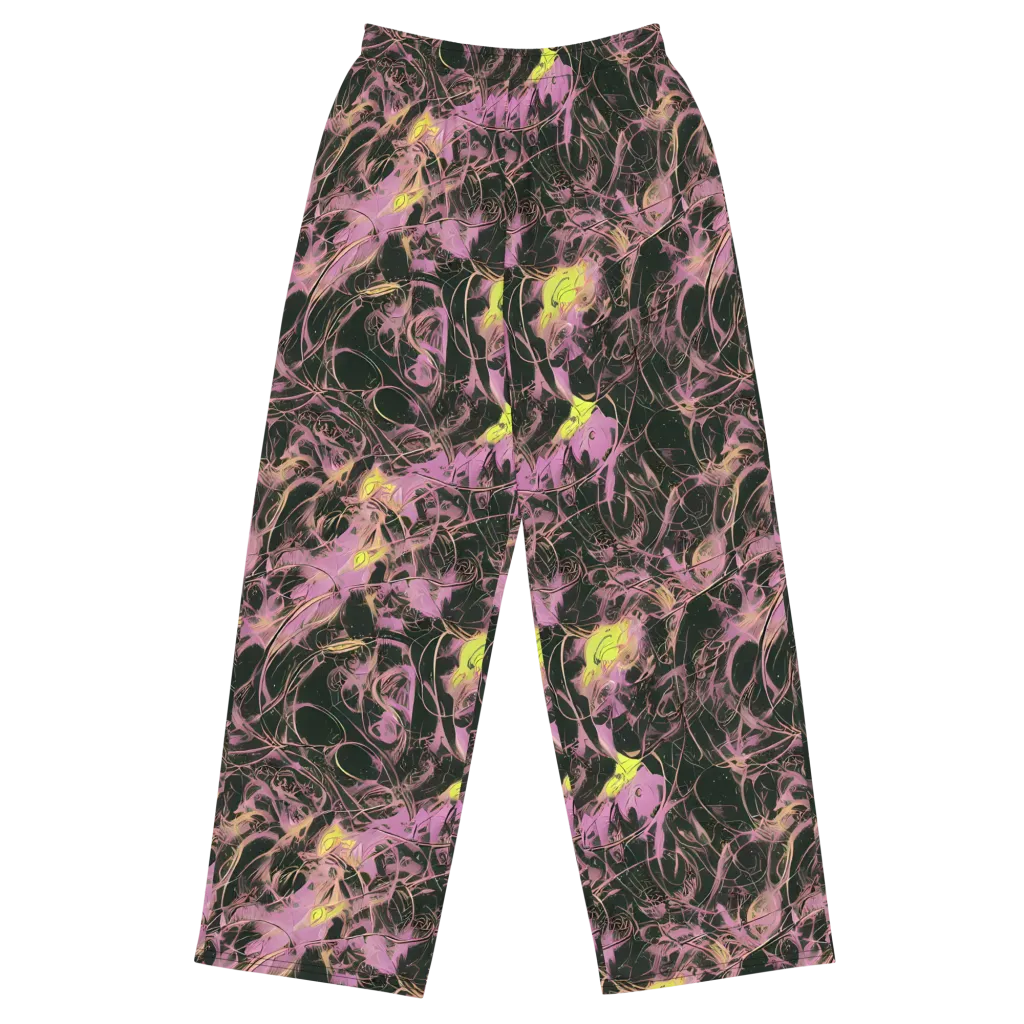 Orchid After Dark on Wide-Leg Pants — Front