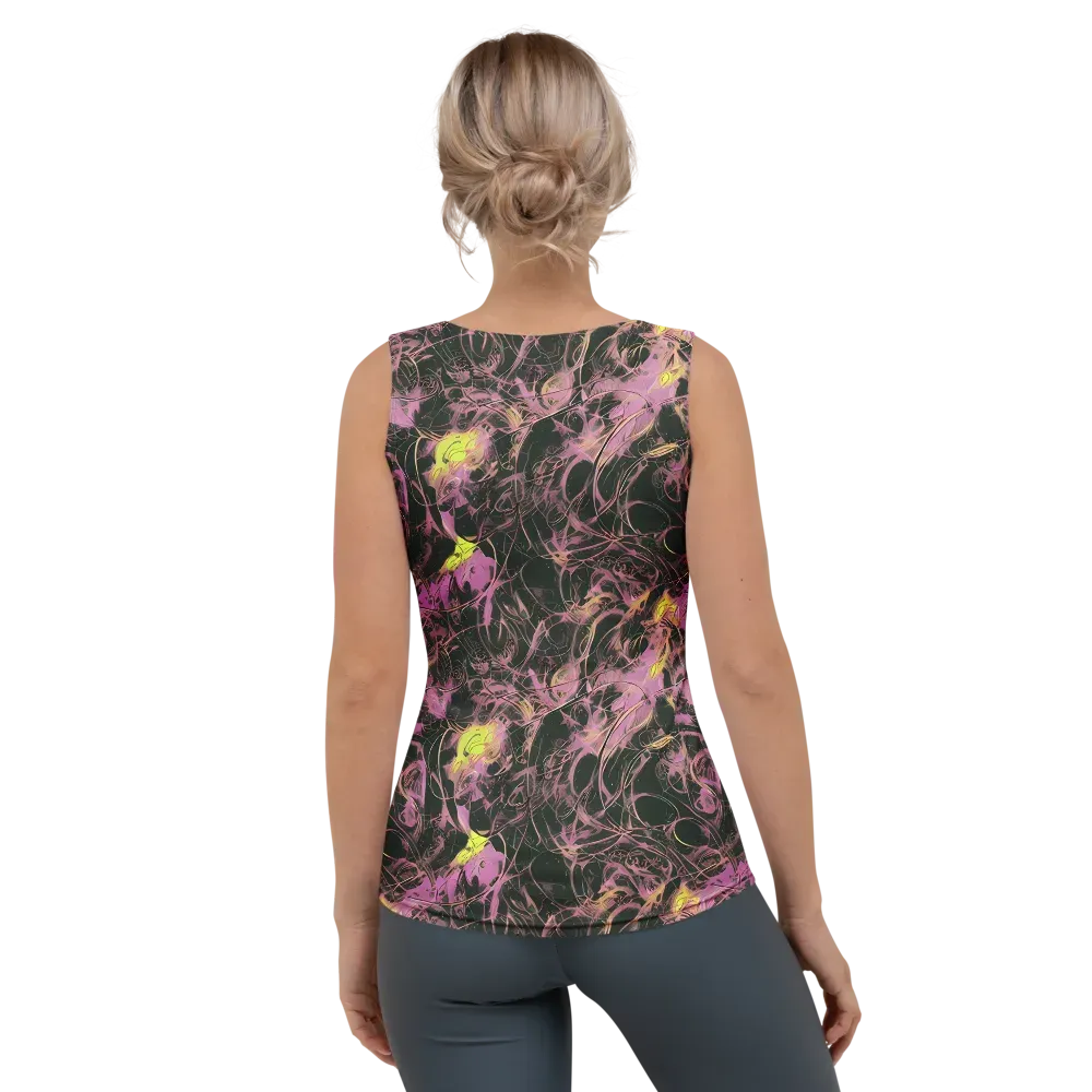 Orchid After Dark on Women's Tank Top — Back