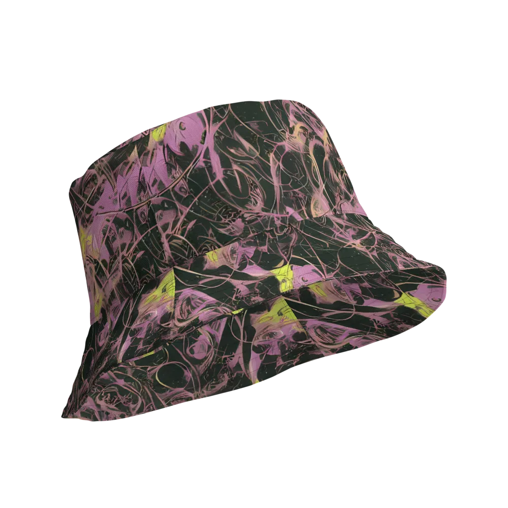 Orchid After Dark on Reversible Bucket Hat — Product details Outside