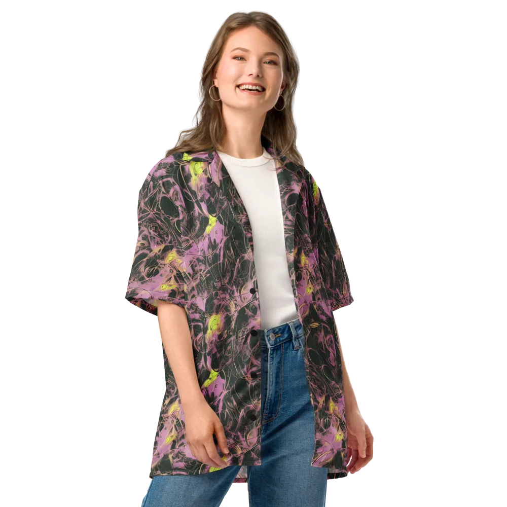 Orchid After Dark on Button Shirt — Front