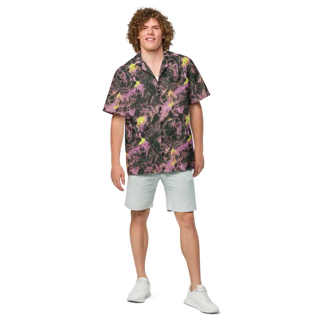 Orchid After Dark on Button Shirt — Front