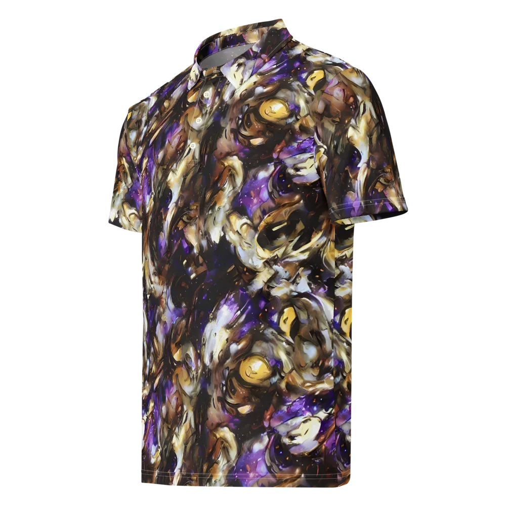 Violet Tempest on Men's Slim Fit Polo Shirt — Left Front