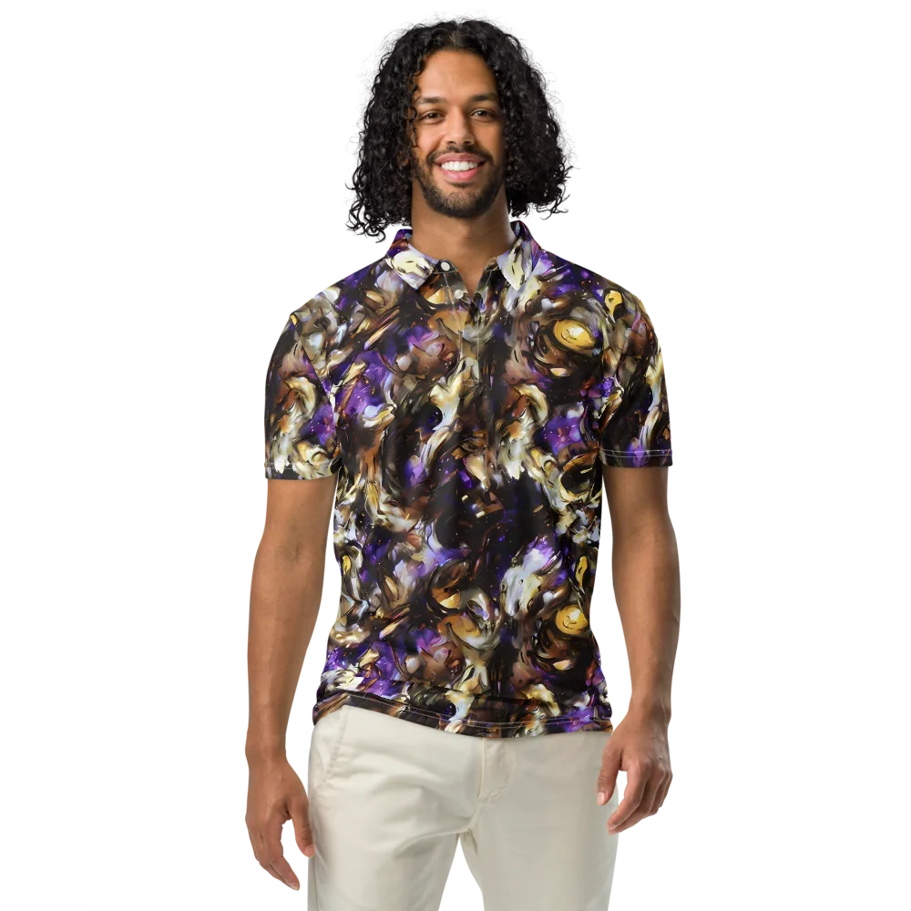 Violet Tempest on Men's Slim Fit Polo Shirt — Front