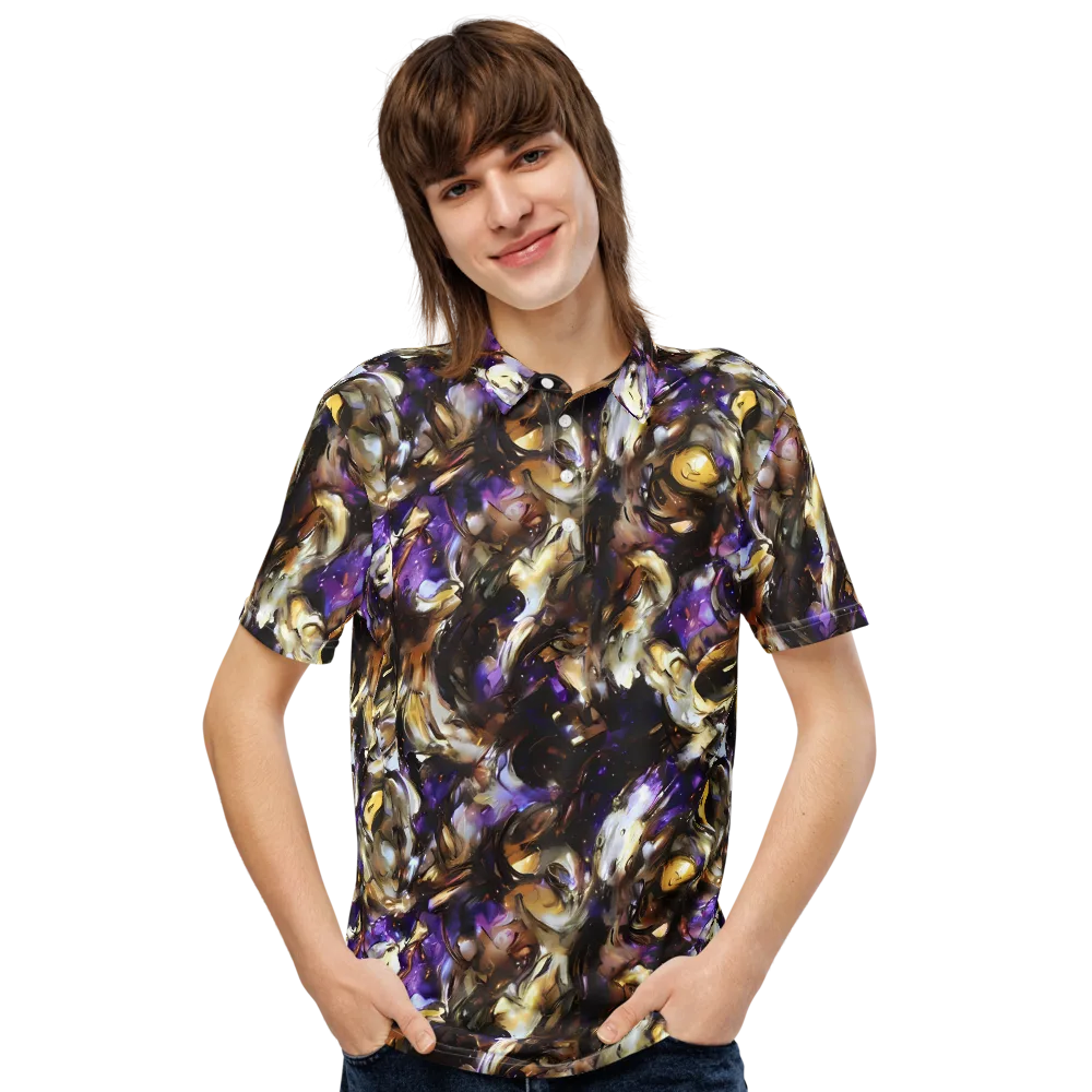 Violet Tempest on Men's Slim Fit Polo Shirt — Front