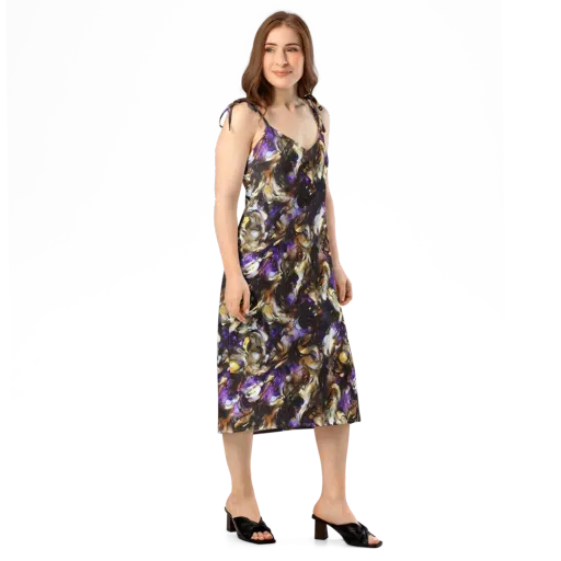 Violet Tempest on a Slip Dress