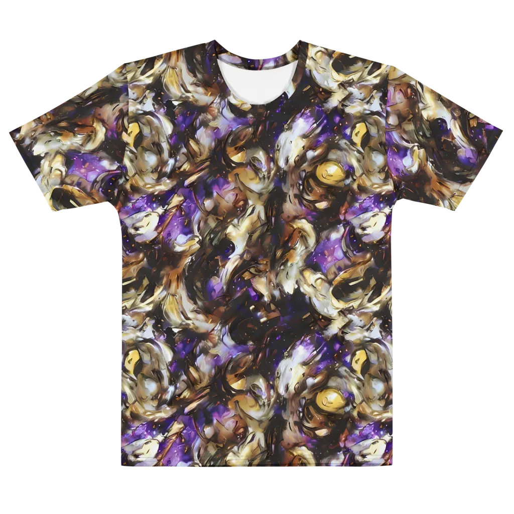 Violet Tempest on Men's Cotton Crew Neck T-Shirt — Front