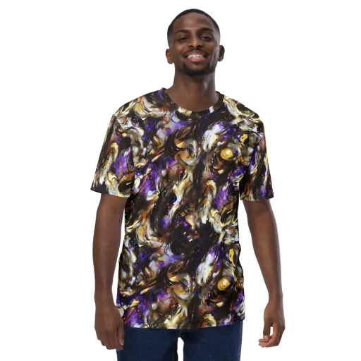 Violet Tempest on a Men's Crew Neck T-Shirt