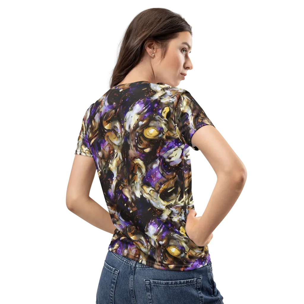 Violet Tempest on Women's Crew Neck T-Shirt — Back