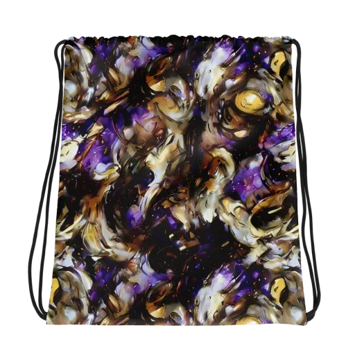 Violet Tempest on a Drawstring Bag