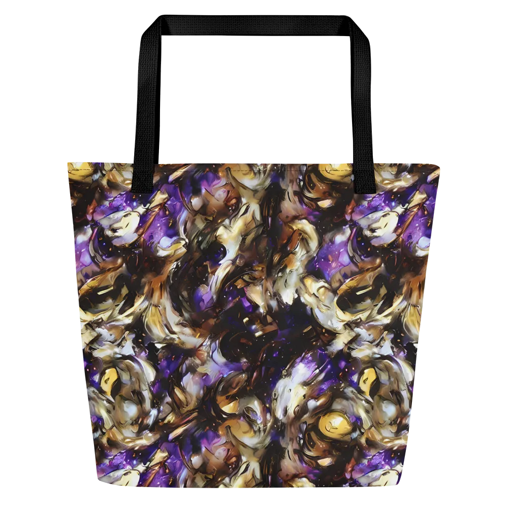 Violet Tempest on Large Tote Bag W/ Pocket — Front