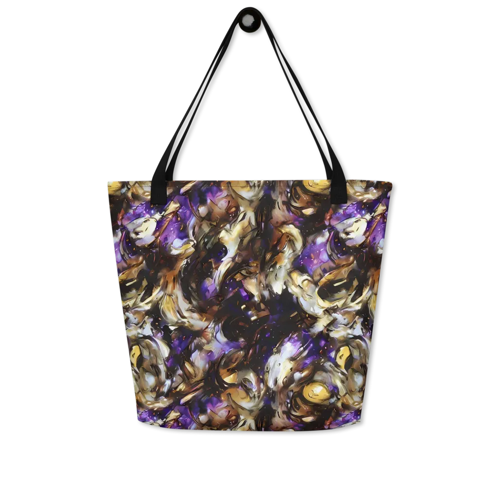Violet Tempest on Large Tote Bag W/ Pocket — Front
