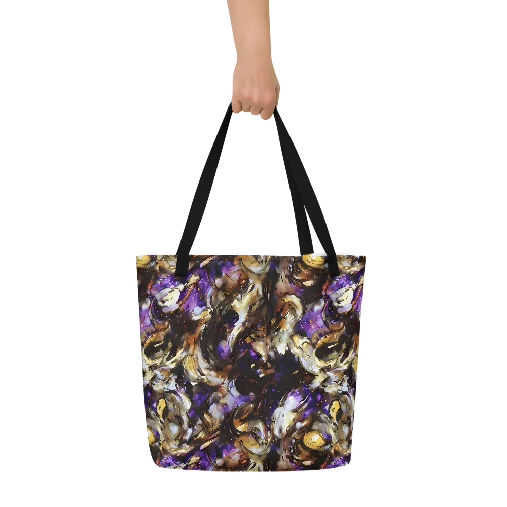 Violet Tempest on Large Tote Bag W/ Pocket — Front