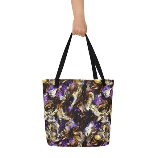Violet Tempest on a Large Tote Bag W/ Pocket