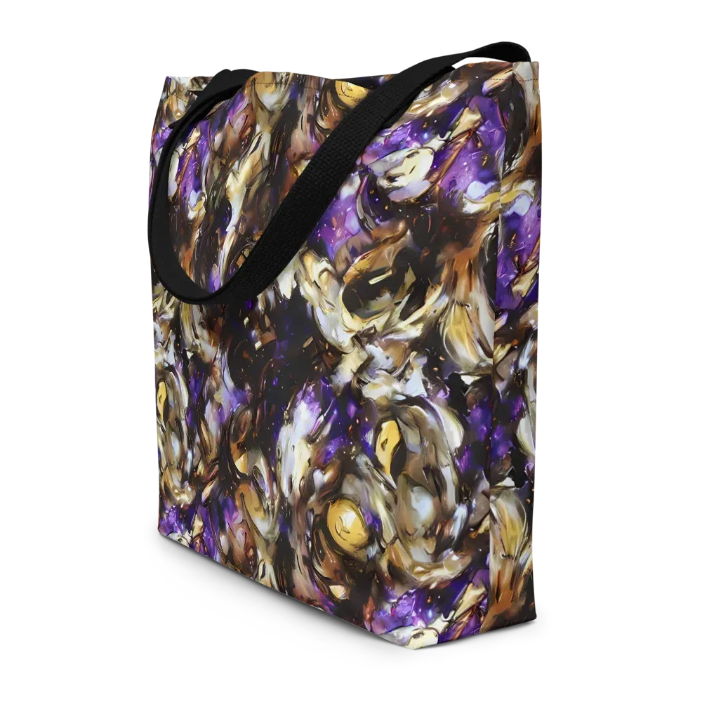 Violet Tempest on Large Tote Bag W/ Pocket — Front