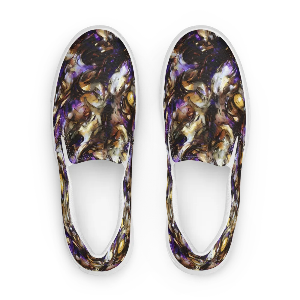 Violet Tempest on Women's Slip-On Canvas Shoes — Front