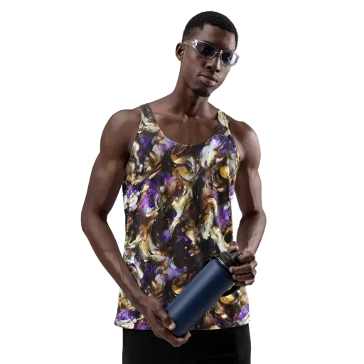 Violet Tempest on a Men's Tank Top