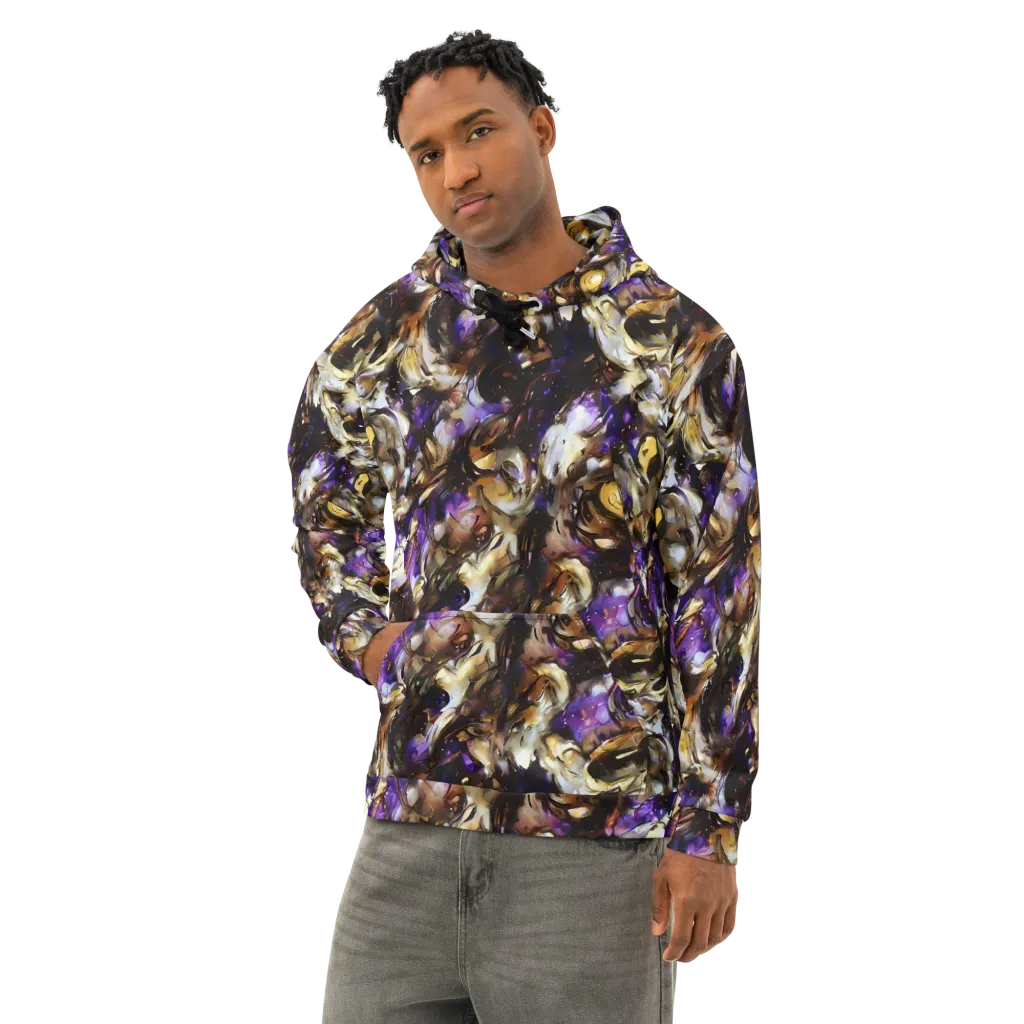 Violet Tempest on Cotton Hoodie — Left Front
