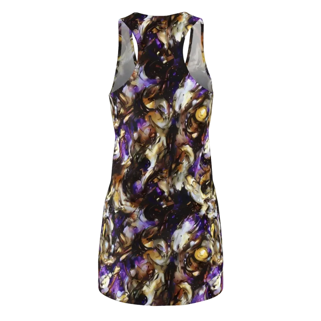 Violet Tempest on Racerback Dress — Back