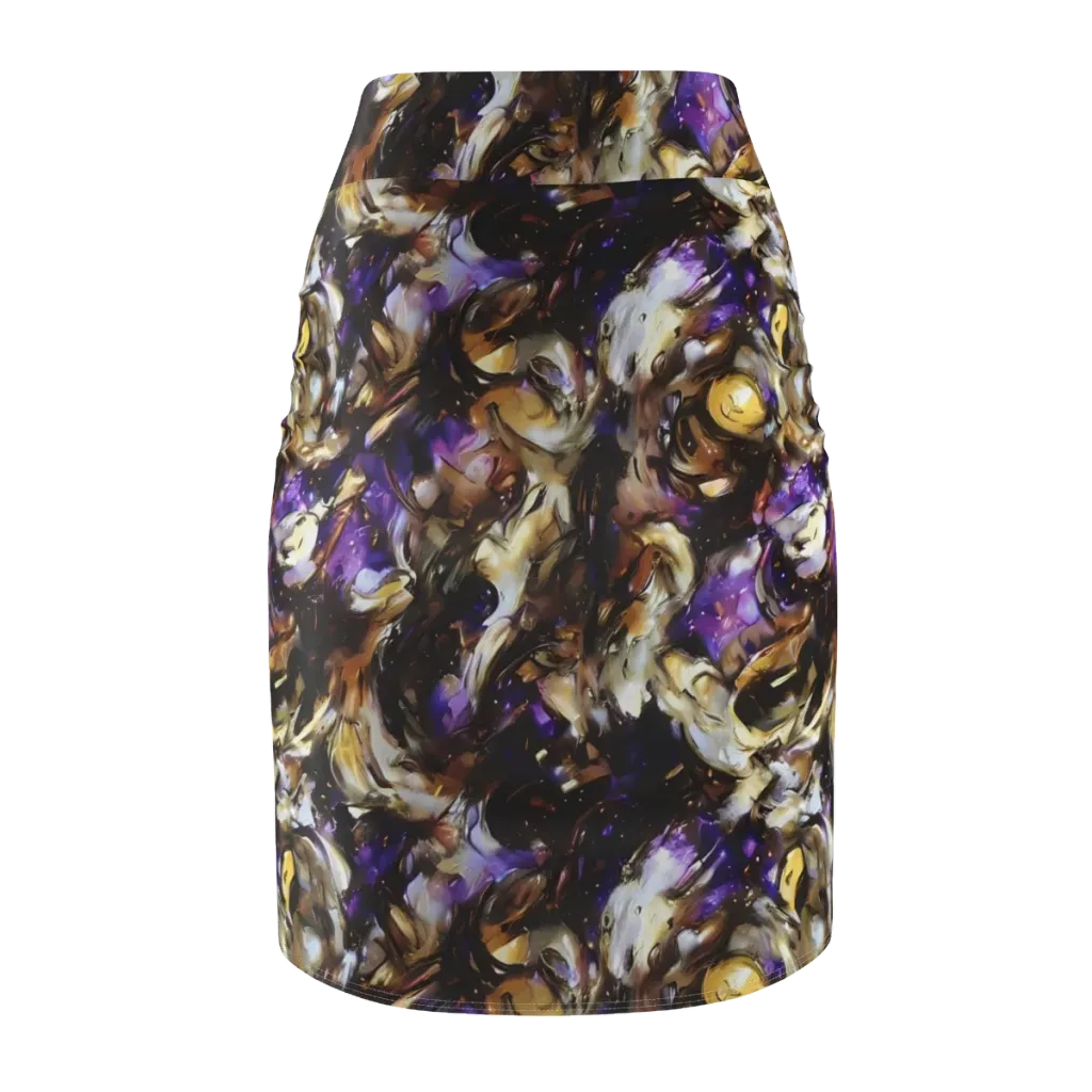 Violet Tempest on Pencil Skirt — Back