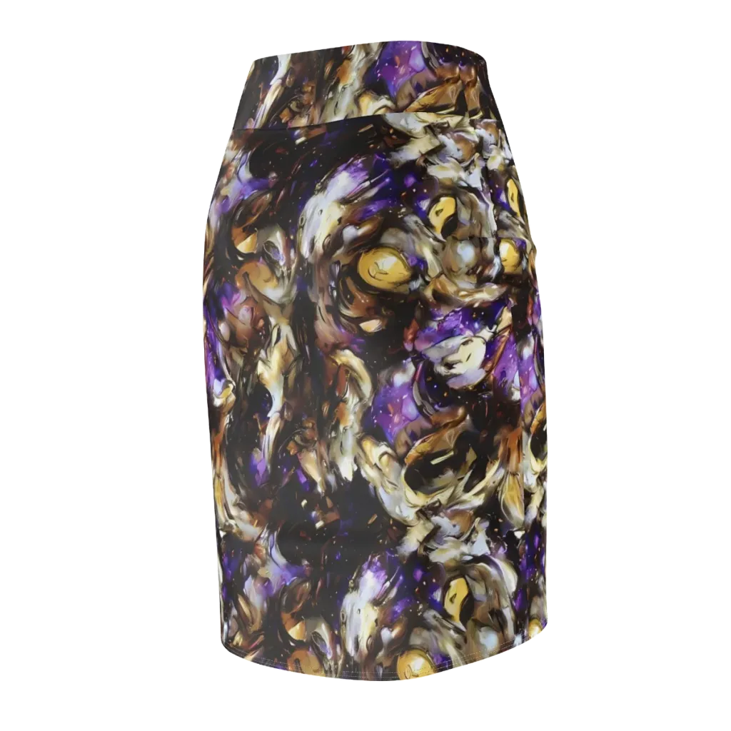 Violet Tempest on Pencil Skirt — Back Side