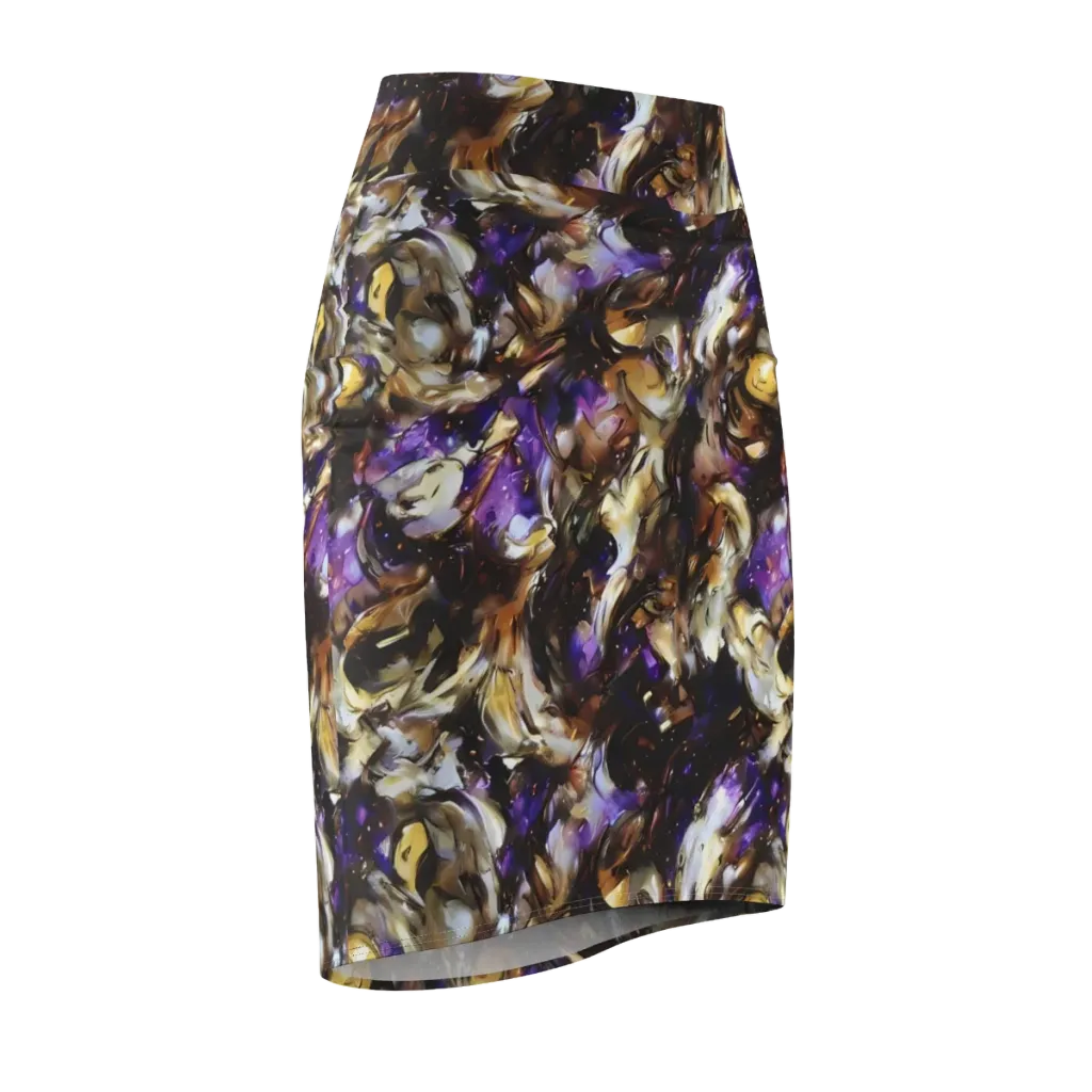 Violet Tempest on Pencil Skirt — Front Side