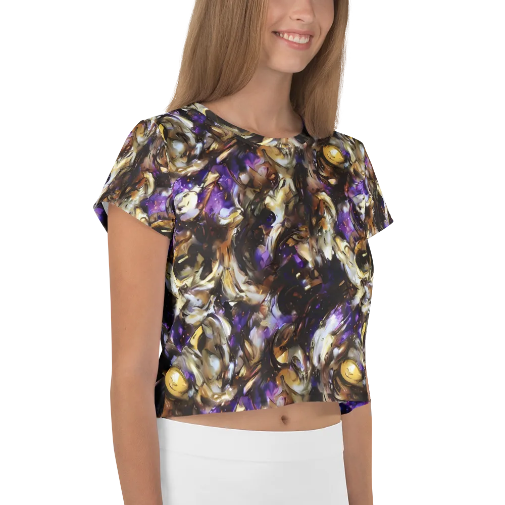 Violet Tempest on Crop Tee — Right