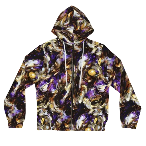 Violet Tempest on a Women's Full-Zip Hoodie