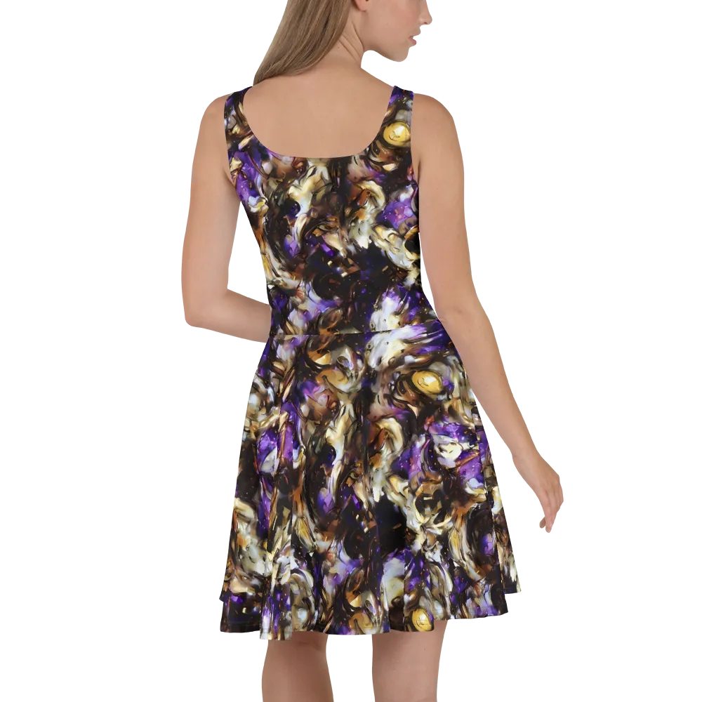 Violet Tempest on Skater Dress — Back