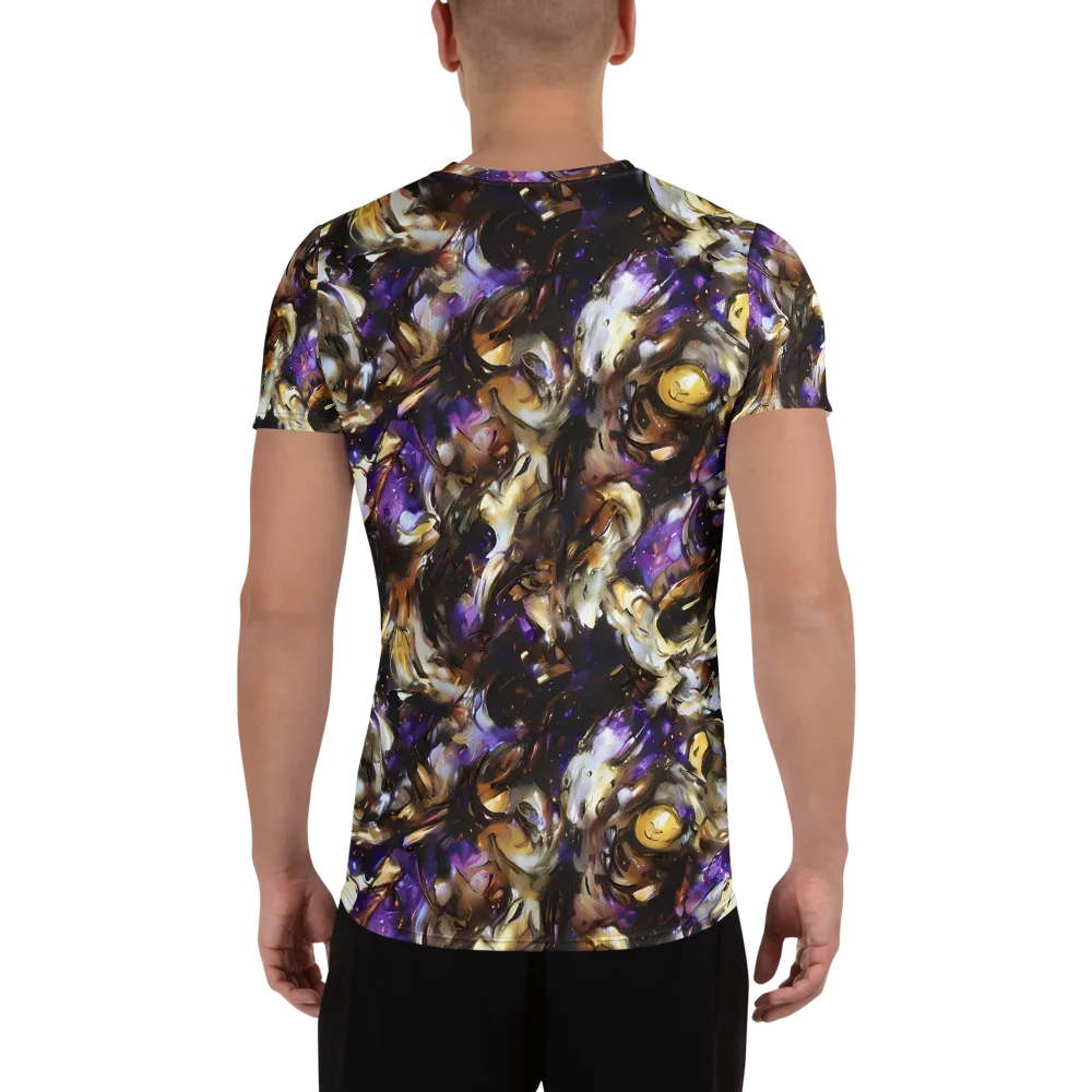 Violet Tempest on Men's Athletic T-Shirt — Back