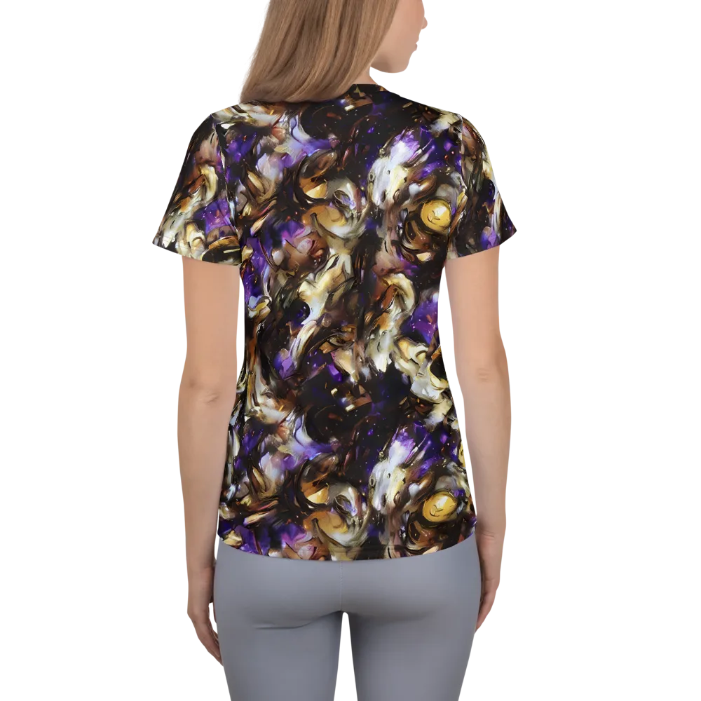 Violet Tempest on Women's Athletic T-Shirt — Back