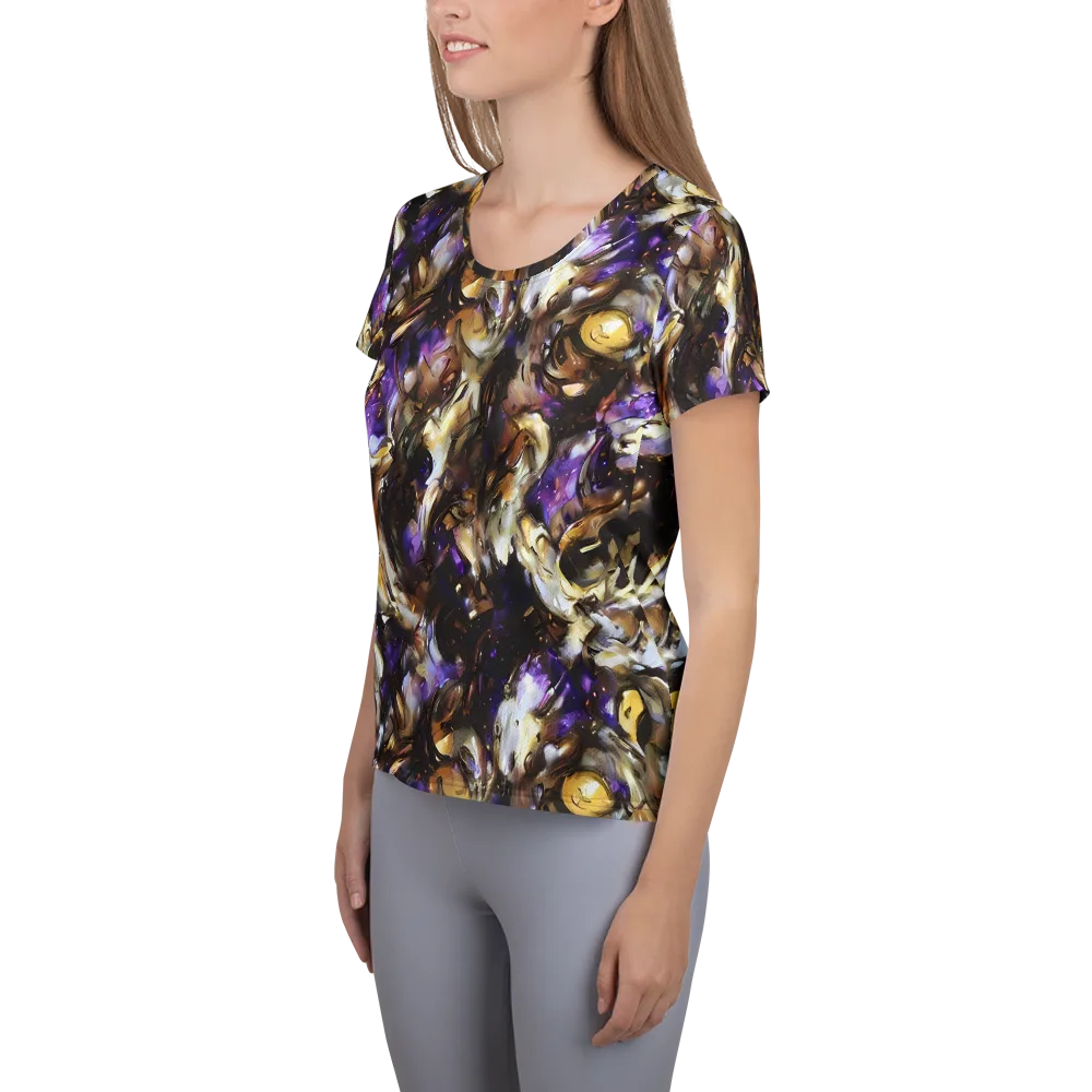 Violet Tempest on Women's Athletic T-Shirt — Left
