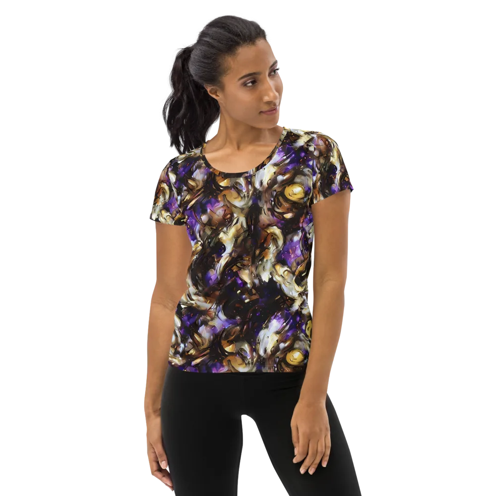 Violet Tempest on Women's Athletic T-Shirt — Front