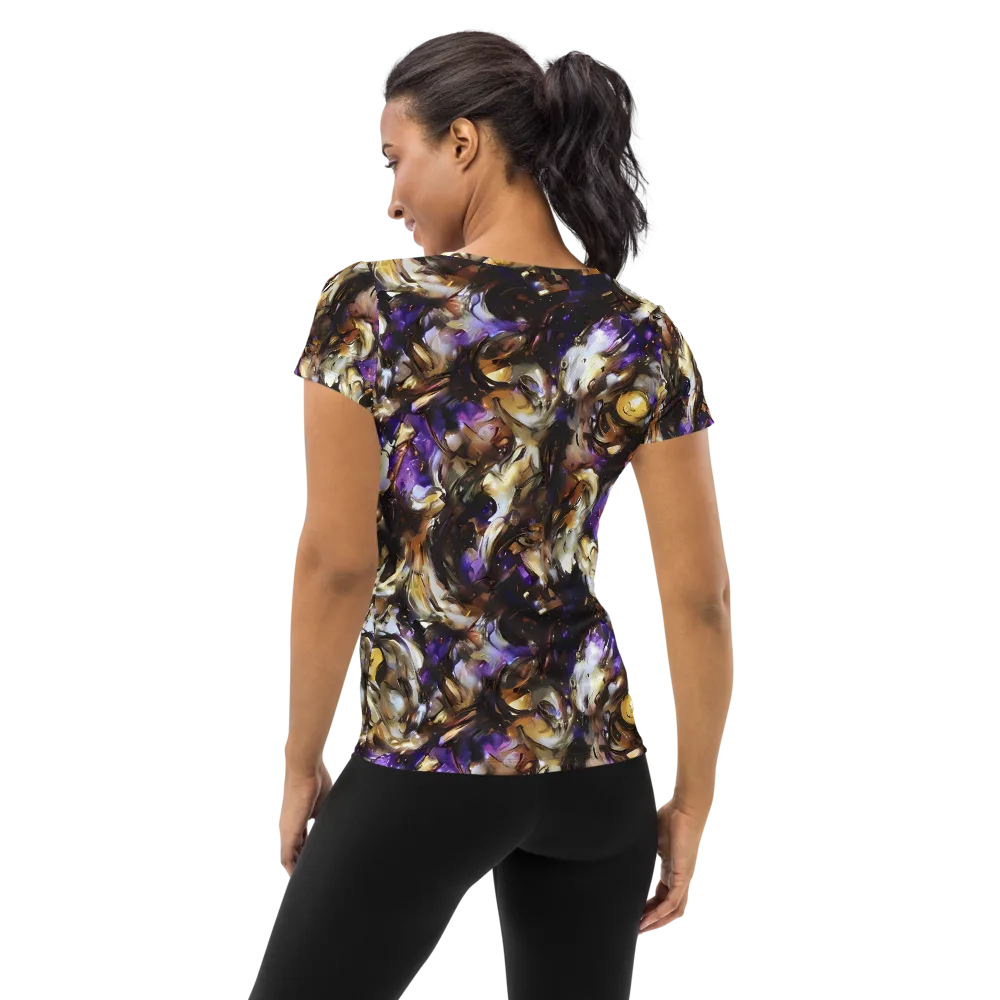 Violet Tempest on Women's Athletic T-Shirt — Back