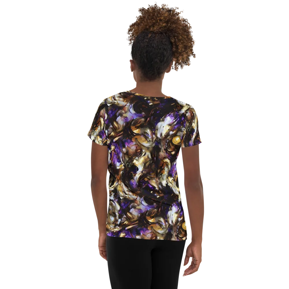 Violet Tempest on Women's Athletic T-Shirt — Back