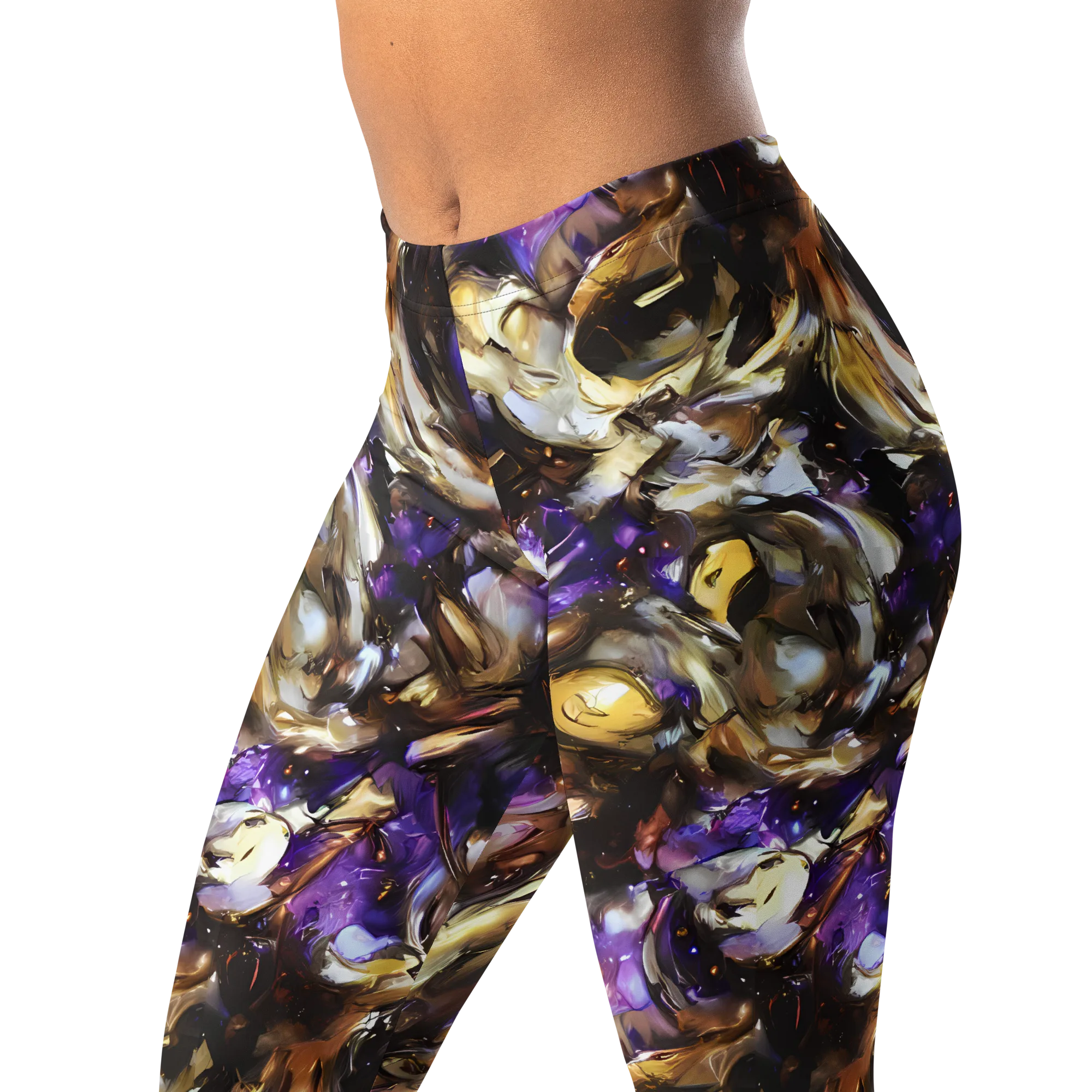 Violet Tempest on Leggings — Left Front