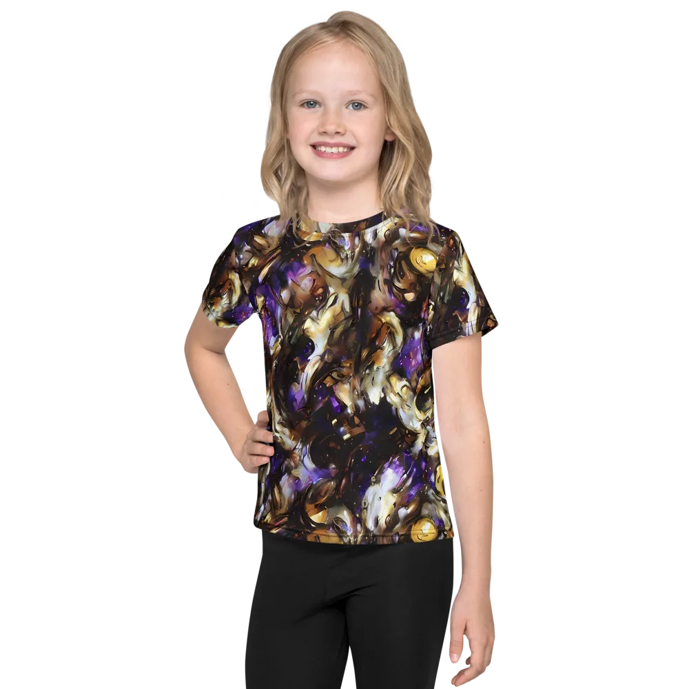 Violet Tempest on Kids Crew Neck T-Shirt — Front