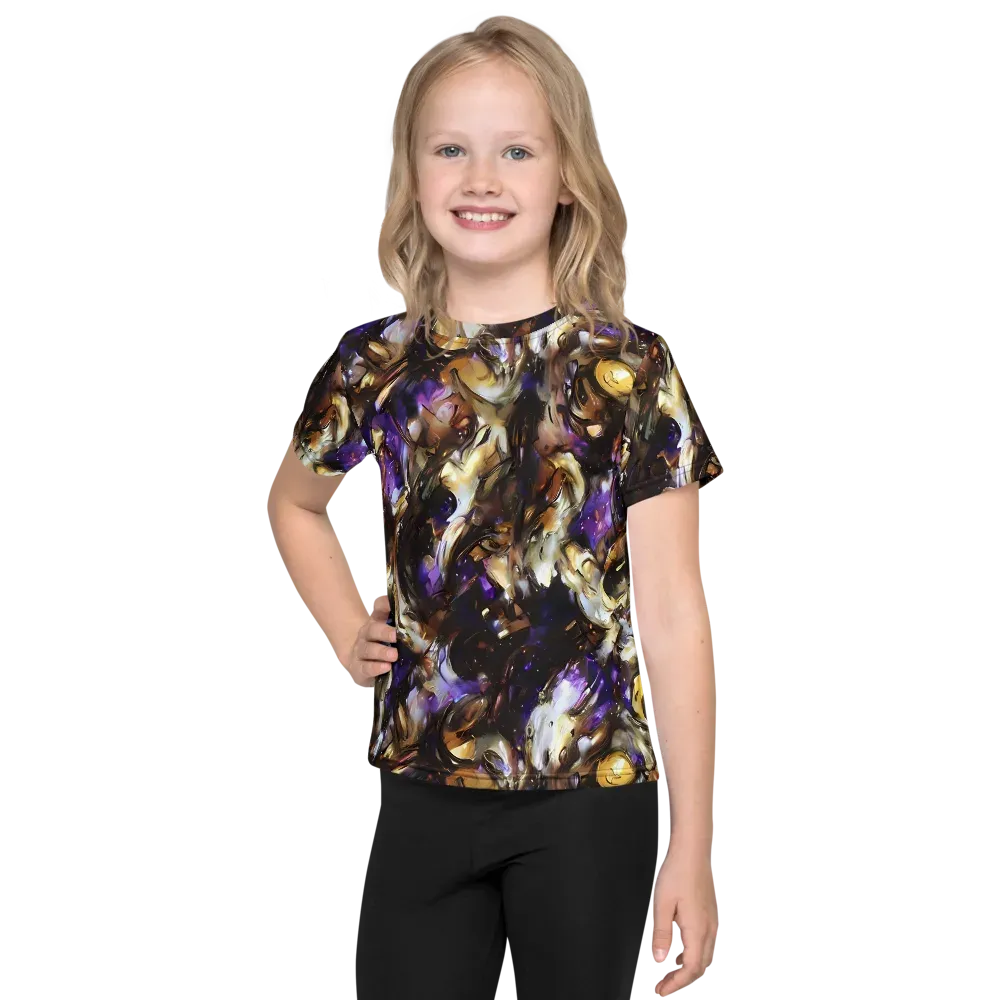 Violet Tempest on Kids Crew Neck T-Shirt — Front