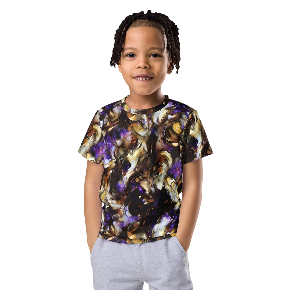Violet Tempest on Kids Crew Neck T-Shirt — Front