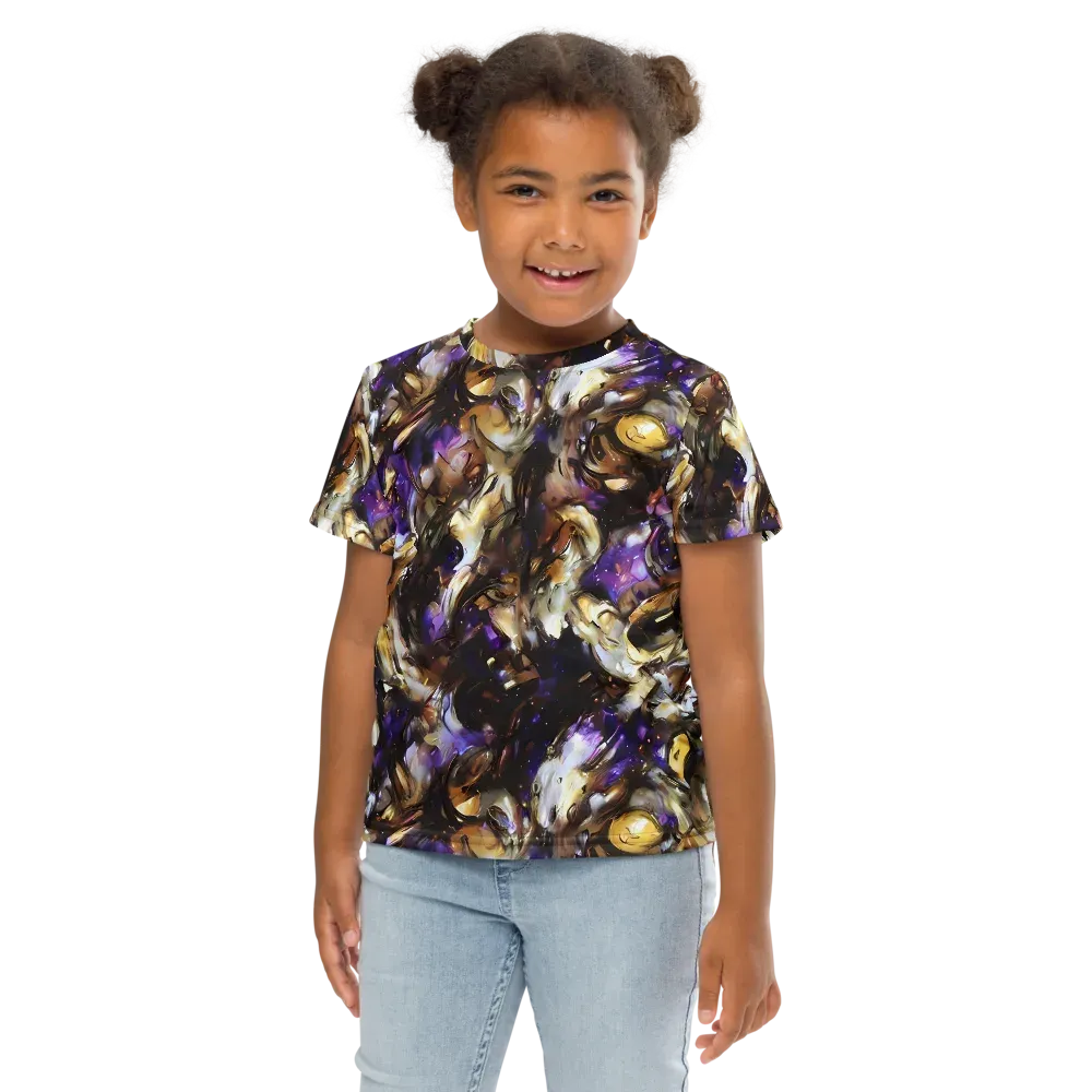 Violet Tempest on Kids Crew Neck T-Shirt — Front
