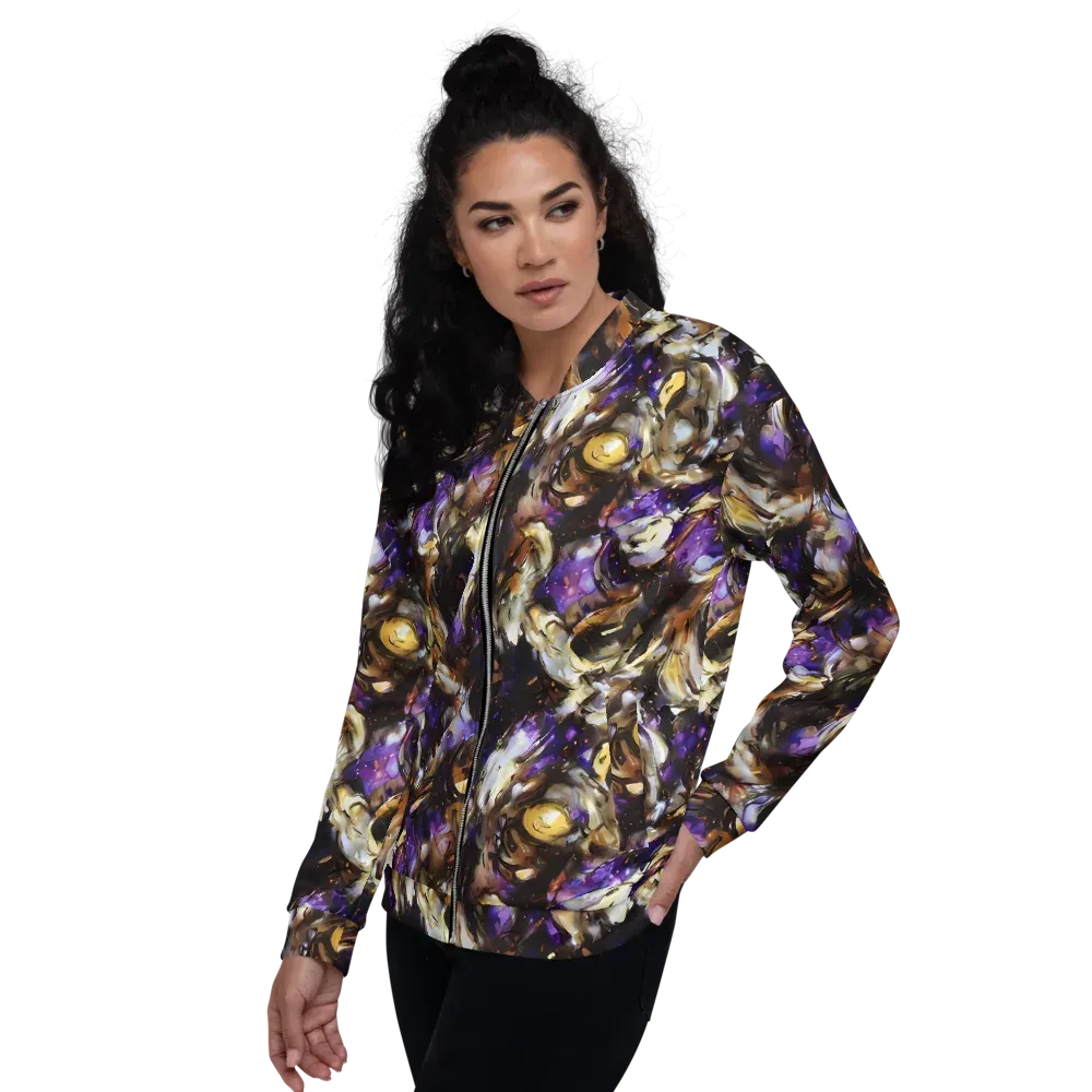 Violet Tempest on Bomber Jacket — Left