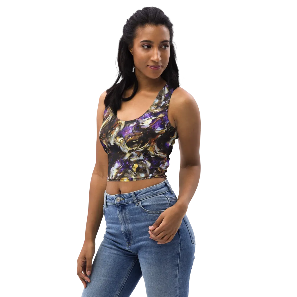 Violet Tempest on Crop Top — Left Front