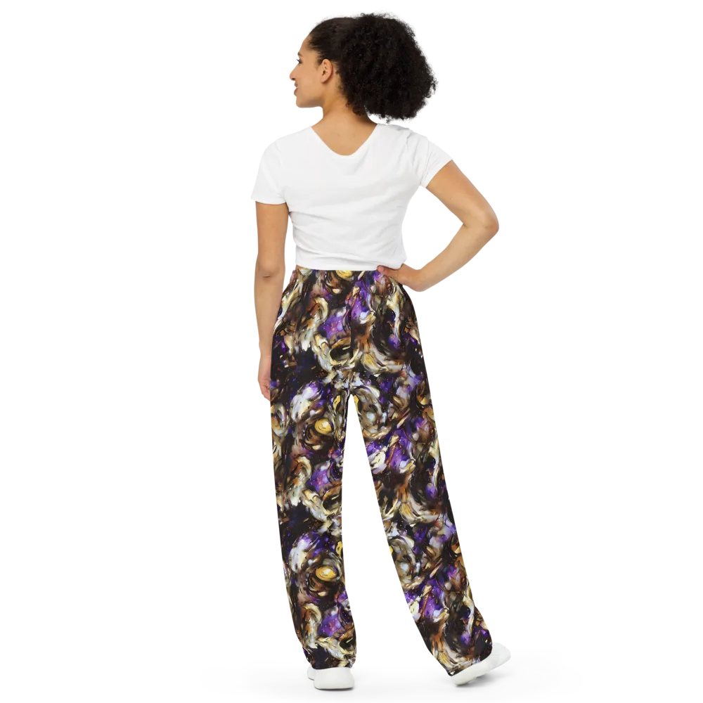Violet Tempest on Wide-Leg Pants — Back