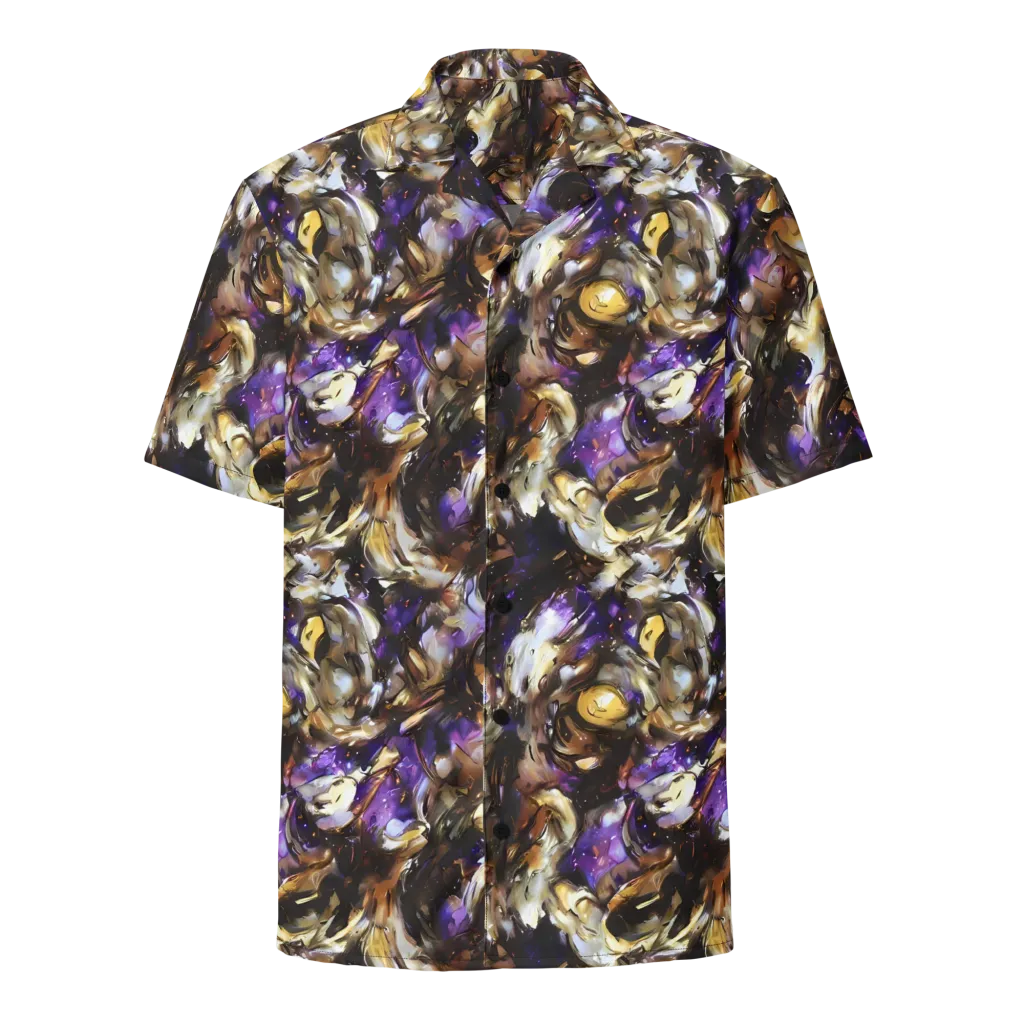 Violet Tempest on Button Shirt — Front