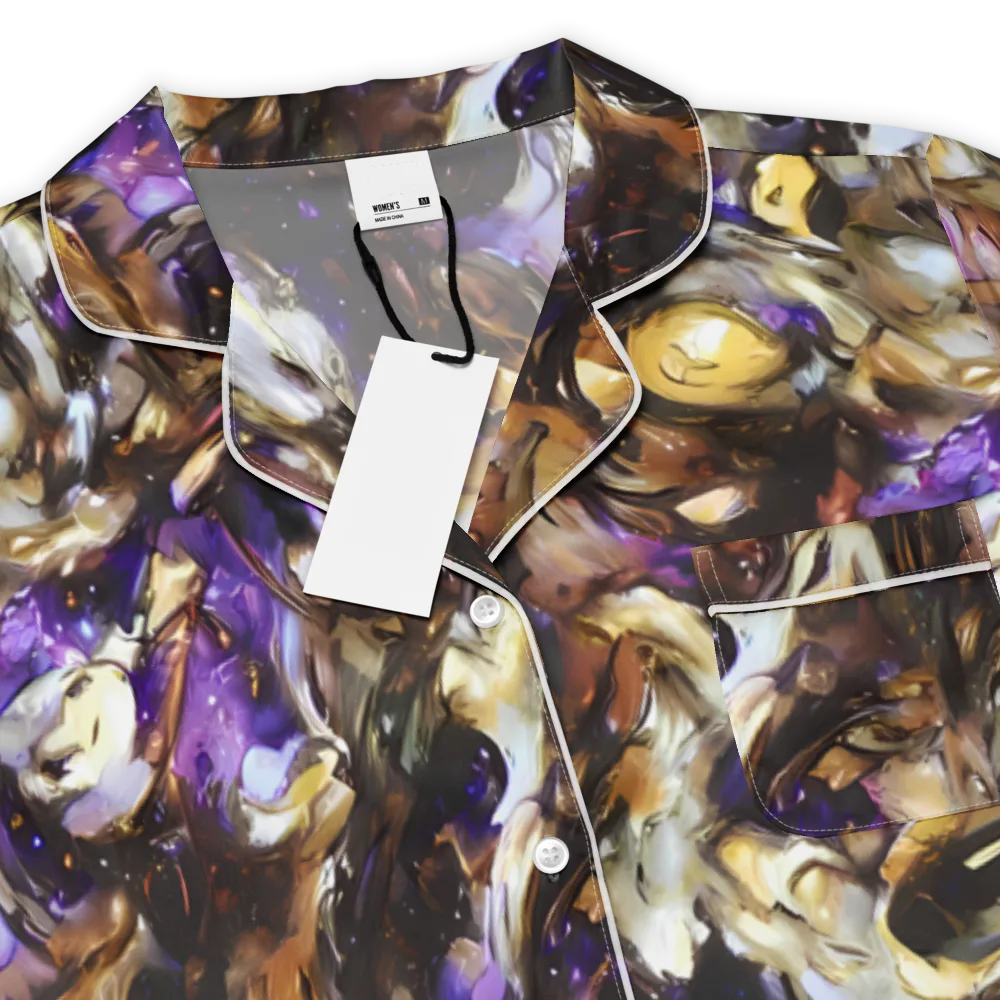 Violet Tempest on Women's Short Sleeve Pajama Top — Product details