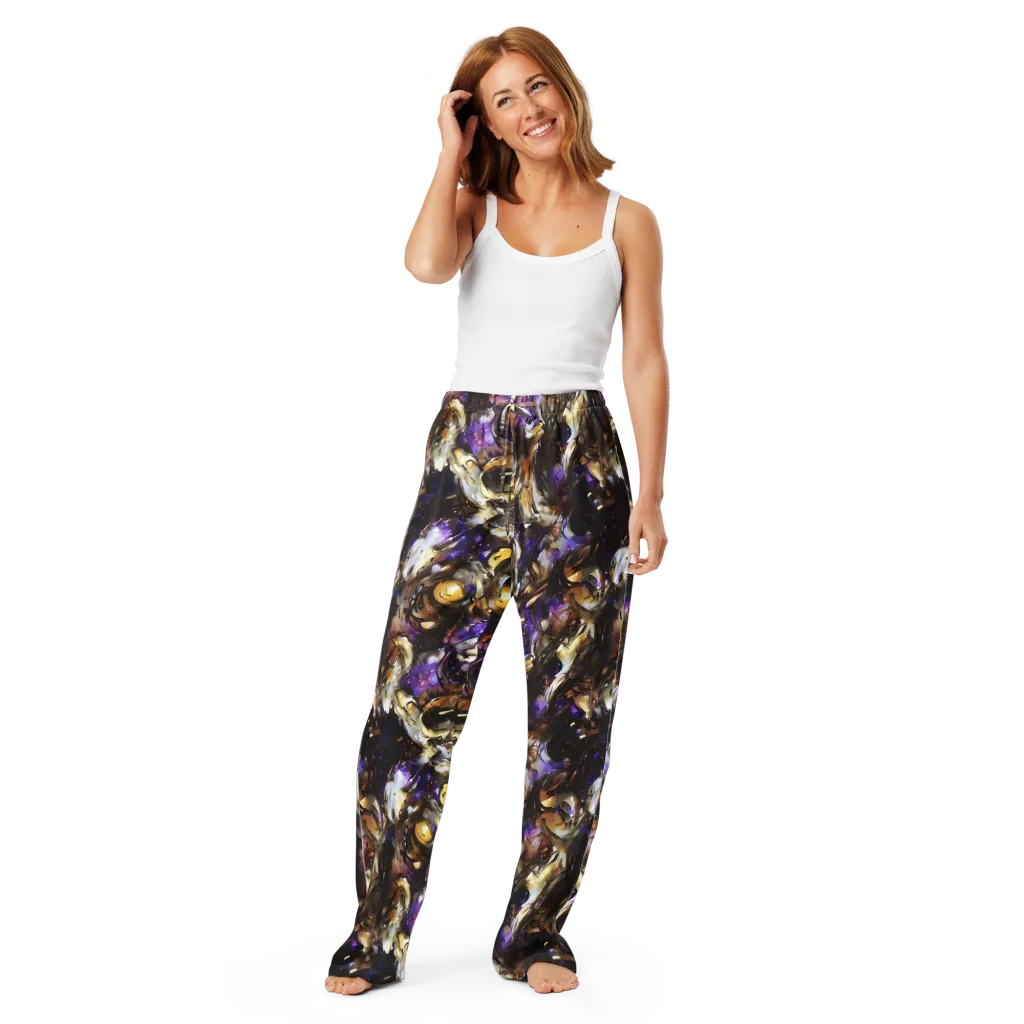 Violet Tempest on Women's Pajama Pants — Front