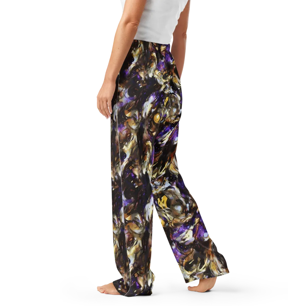 Violet Tempest on Women's Pajama Pants — Left